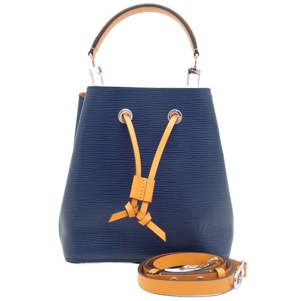 Louis Vuitton Epi Neonoe BB Shoulder Bag Andigo Saffron